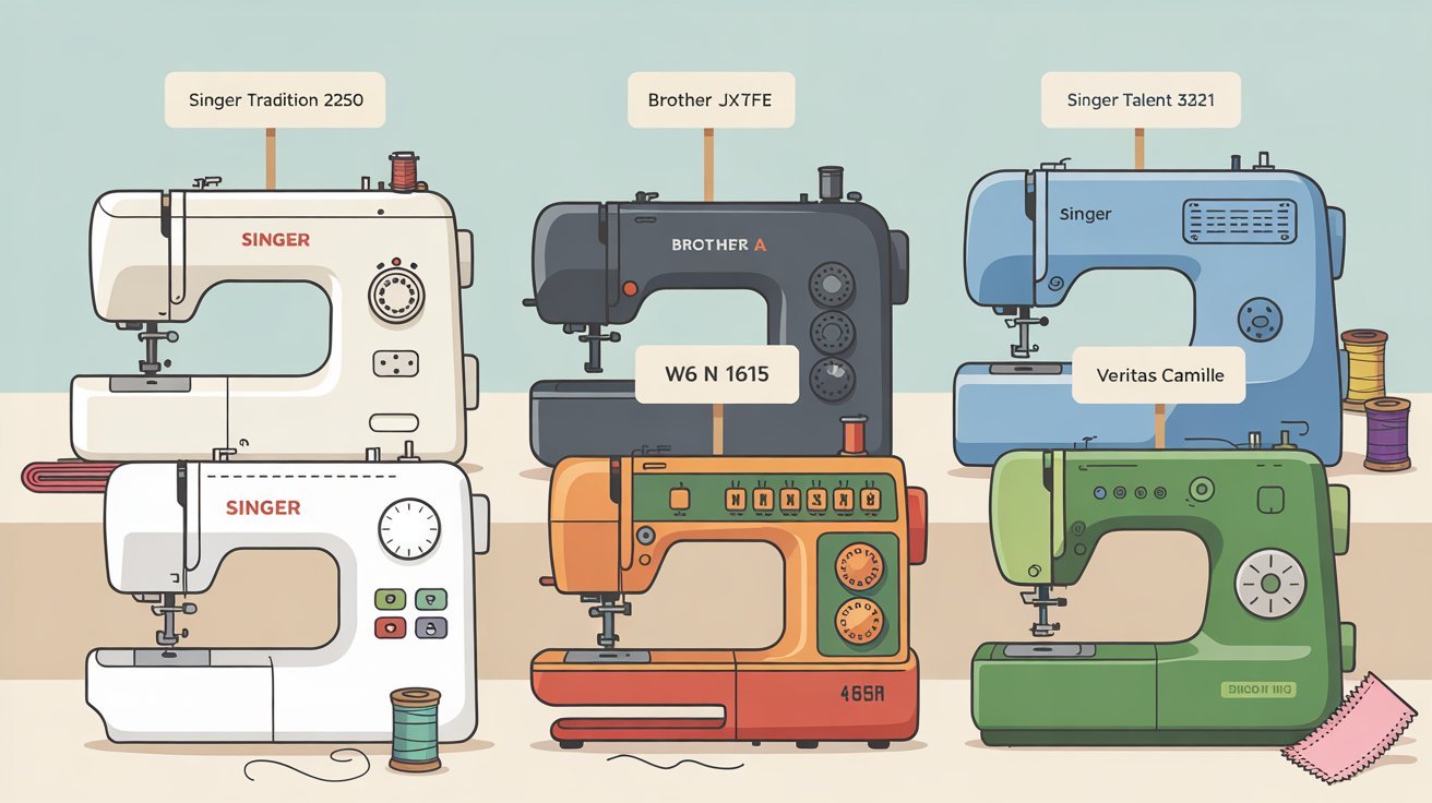 Top 5 Nähmaschinen für Anfänger unter 200 € im Test